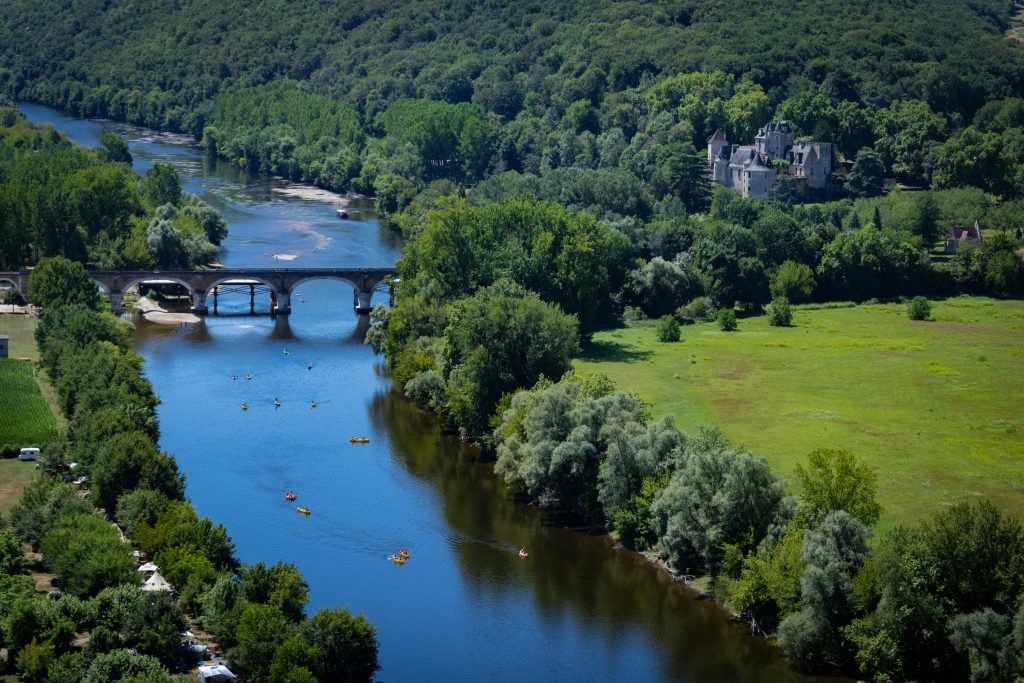 Un paysage vue du ciel